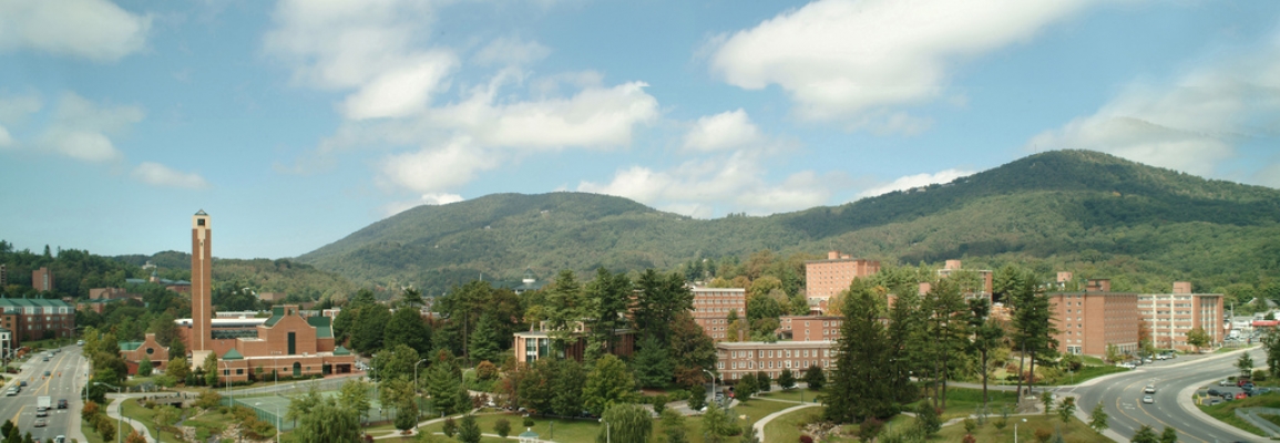 Panorama of Appalachian State's Campus